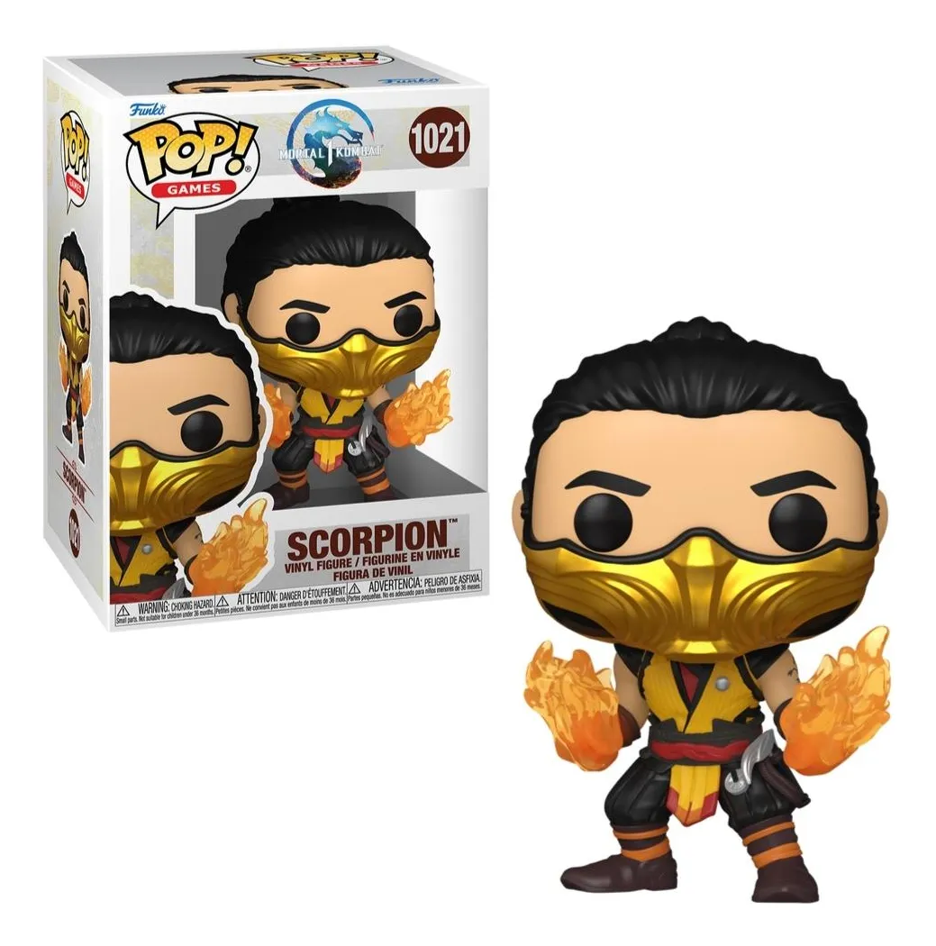 Boneco Funko Pop Mortal Kombat  Scorpion