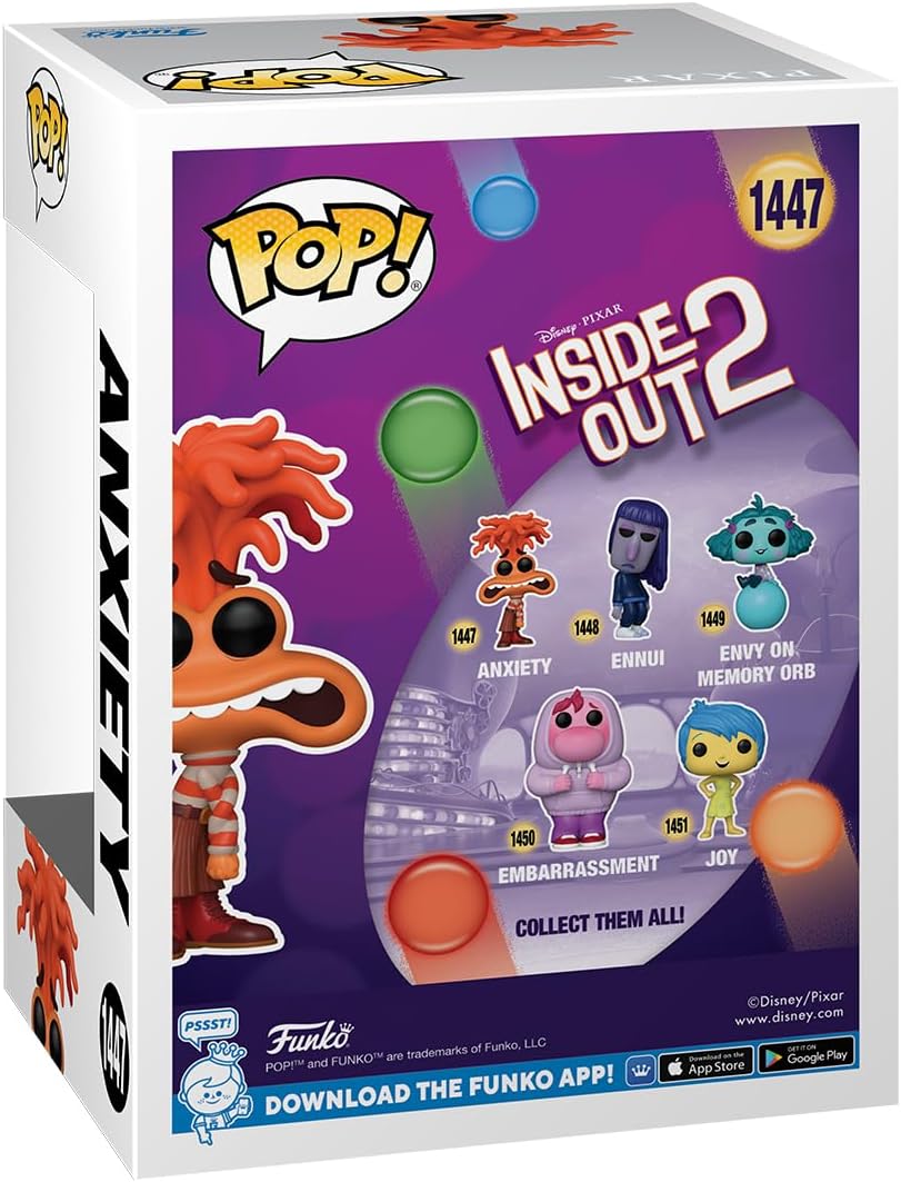 Funko POP Disney: Divertida Mente 2 - Ansiedade #1447