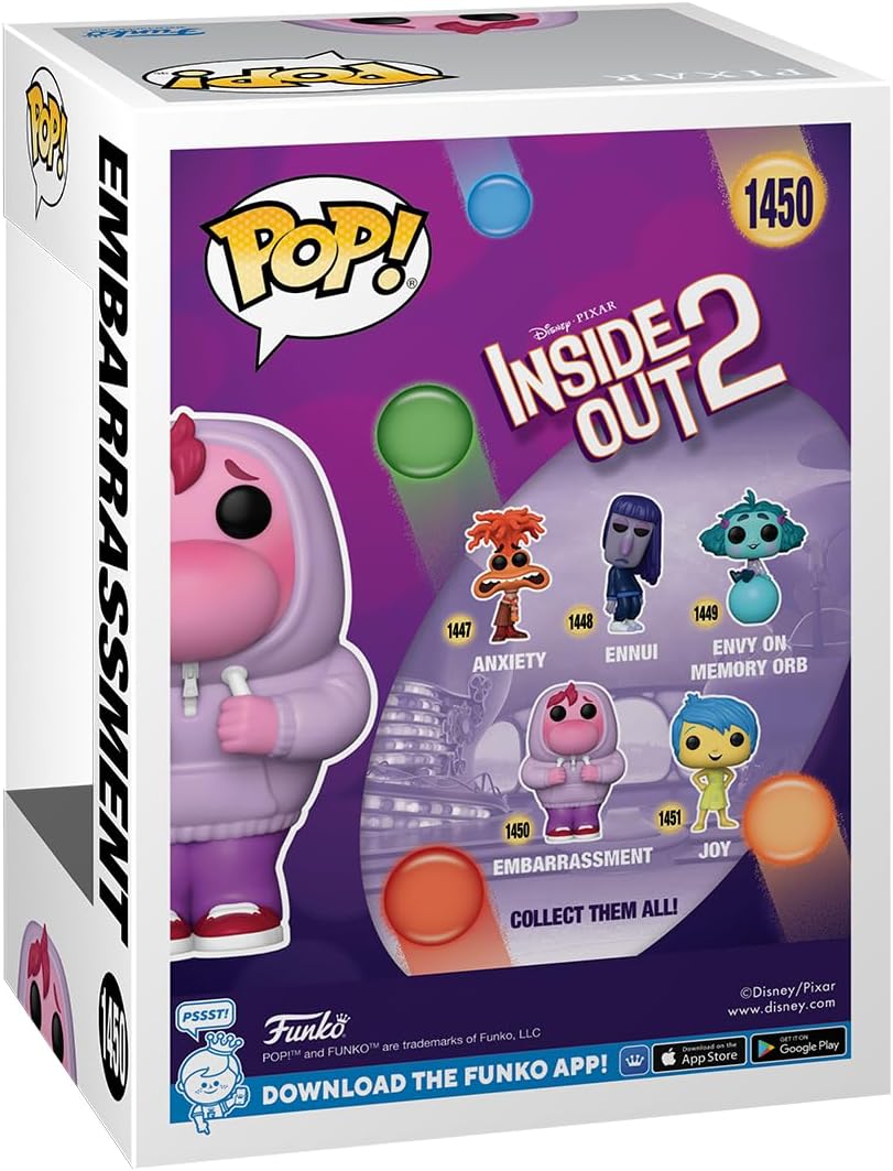 Funko POP Disney: Divertida Mente 2 - Vergonha #1450