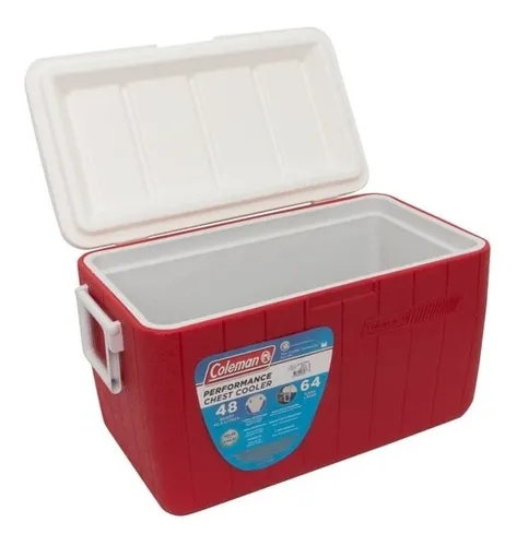 Caixa Térmica 45,4 Litros coleman adventure 63 Latas Parede Dupla Coleman