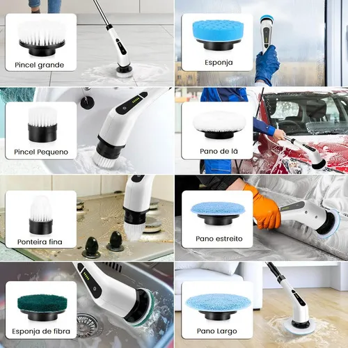 escova de limpeza elétrica Eps-408 - Branco