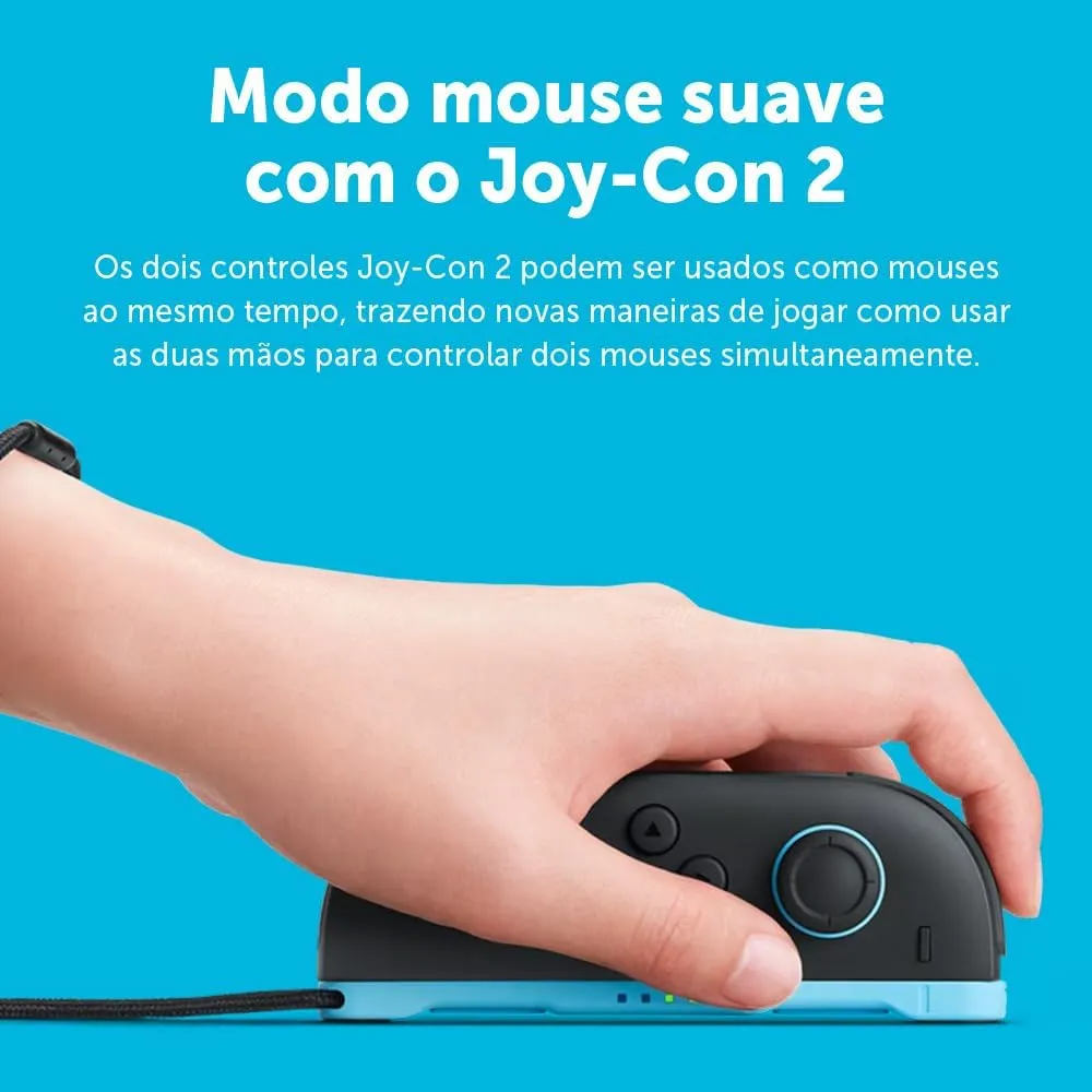 Console Nintendo Switch 2, 256GB, Preto, Azul e Vermelho