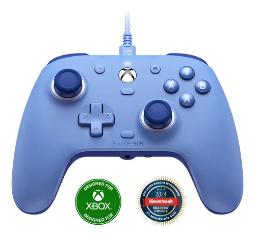 Controle Gamesir G7 Se Com Fio Para Xbox One Series S X Pc Hall Effect Botões Mecânicos Cor Azul