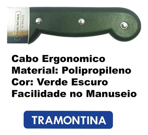 Facao Para Abrir Coco Tramontina 12 Pol Inox Não Enferruja