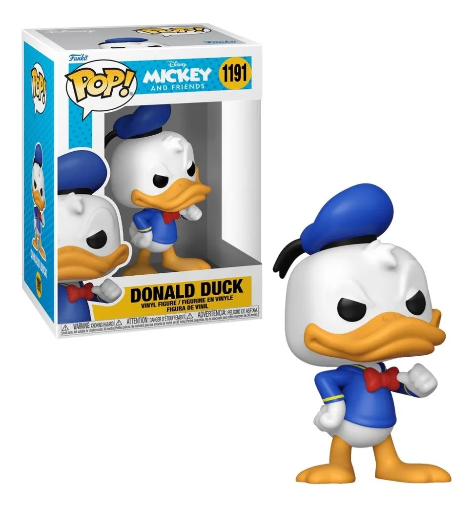 Boneco Pato Donald Movies: Mickey E Amigos Funko Pop