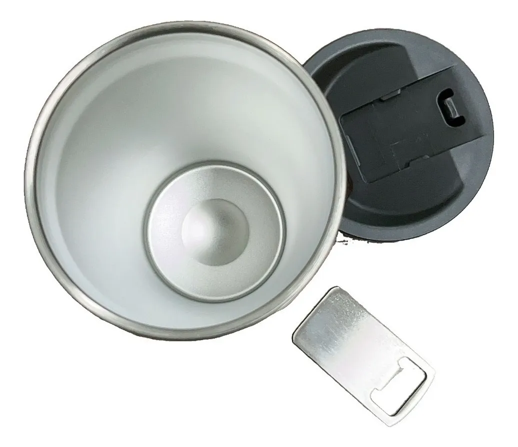 Copo Térmico 473ml Com Tampa E Abridor Para Cerveja