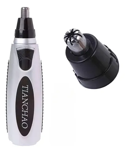 Aparador Cortador De Pelos Nariz E Orelha Portátil. Preto