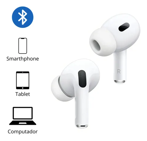 Fone A'gold Sem Fio Bluetooth 5.4 Compativel iPhone C/ Ipx4 Cor Branco